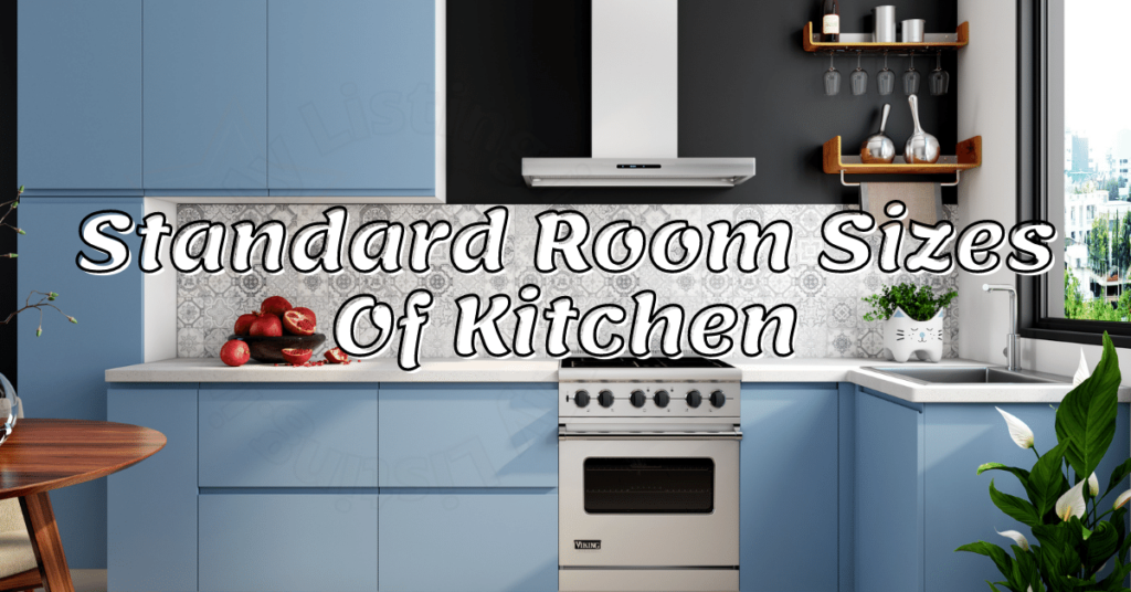 Standard Room Sizes Of Kitchen