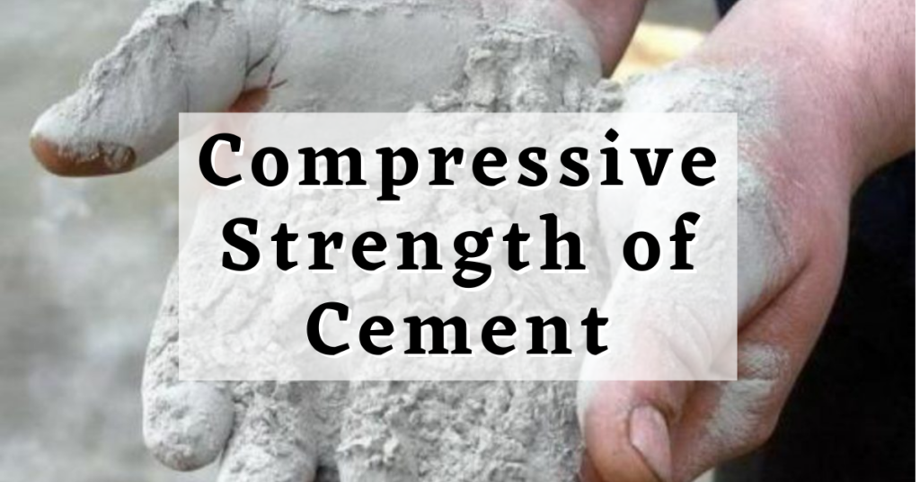 Compressive Strength Of Cement